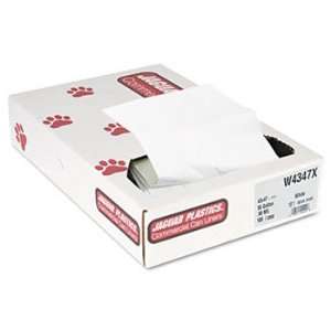 New   Industrial Strength Commercial Can Liners, 56 gal, .9 mil, White 