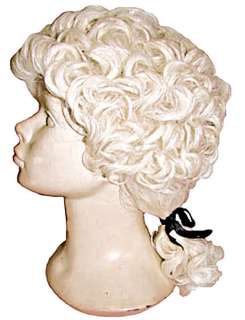 Mens Renaissance White Wig   Costume Wigs