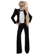In Stock Sexy Womens Lady Gaga Tuxedo Costume Promo Price $33.99 Our 