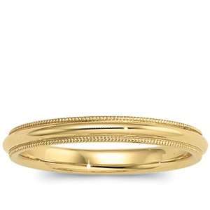 IceCarats Designer Jewelry Gift 14K Yellow Gold Wedding Band Ring Ring 