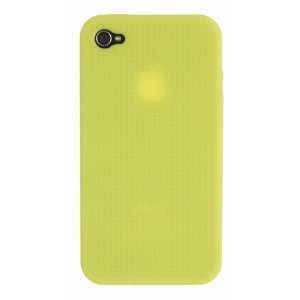  Apple iPhone 4 * Silicone Diamond Grip Case * (Yellow 