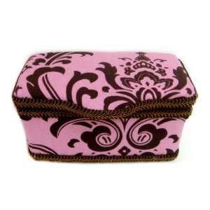  Pink Damask Boutique baby wipes case Baby