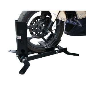   Adjustable Motorcycle Trailer Wheel Chock Bike Stand Mount Automotive