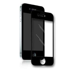   Tempered Glass Ultra Thin Screen Protector f/iPhone 4/4S   Black