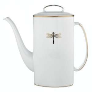    kate spade China June Lane Gold Coffee Pot