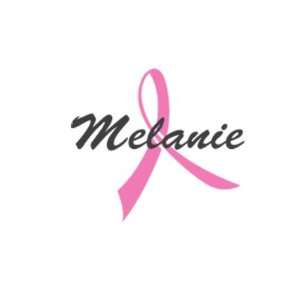 Melanie Pink Ribbon Cancer Survivor Support Car Truck Vehicle Bumper 