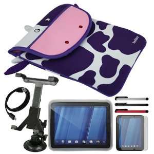  the Cow Memory Foam Case(10.1 inch)+HP Touch Pad Tablet LCD Screen 