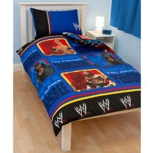  WWE Trio Panel Single Bed Duvet Quilt Cover Set