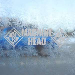 Machine Head Gray Decal Metal Rock Band Window Gray 