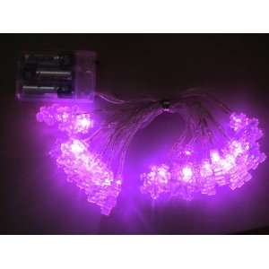   pcs snowflake LED Christmas light LED string light battery operated