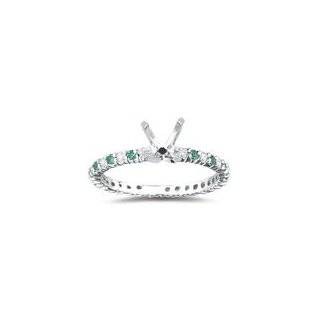   White Diamond Ring Setting in 14K White Gold 10.0 Jewelry 