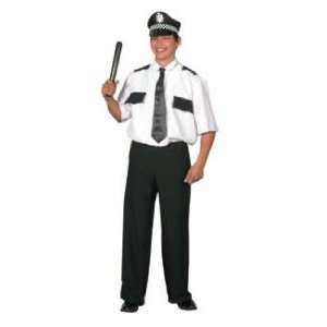    Pams Policeman Fancy Dress Costume   Plus Size 