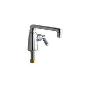 Chicago Faucet 349 CP Deck Mounted Single Hole Sink Faucet,  
