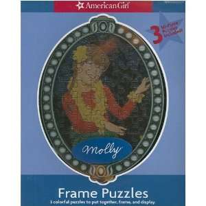  American Girl Frame Puzzles   Set of Three   Molly Toys 