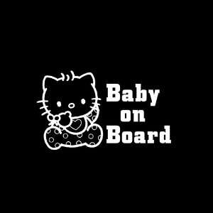  Hello Kitty Baby on Board # 2 Car Window Decal Sticker 