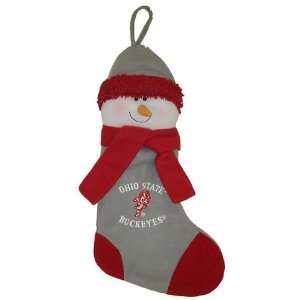    Ohio State Buckeyes NCAA Snowman Christmas Stocking