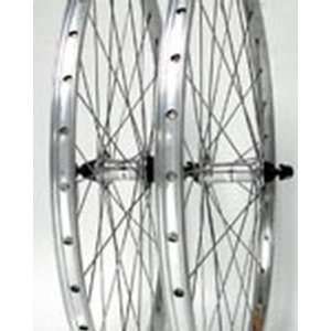  26x1.50, ZAC 19, Rear, Q/R, 8 9 sp, Silver Alloy Wheel 