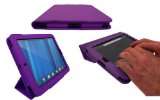 LuvTab PURPLE HP Touchpad Tablet Genius Multi Angle Stand / Typing 
