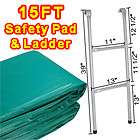 Step Ladder 15 ft Vinyl Safety Pad 0.6Th EPE Foam Side Skirt 