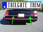 chevy monte carlo 1981 1988 chrome tailgate trunk trim returns