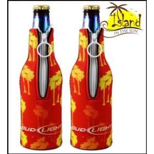 Bud Light Tropical Orange Beer Bottle Koozie Cooler  