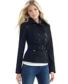    GUESS Pea Coat, Carla Double Breasted Belted  