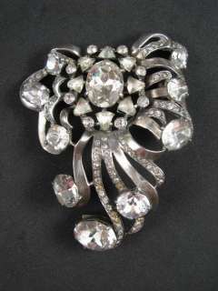 Rare Eisenberg Original Sterling Silver Ruth Kamke 1940s Fine Brooch 