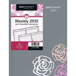  2012 Pink Petals Weekly/Monthly Pocket Planner 797 905 Page Size 8 1