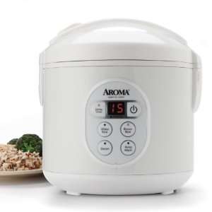  Aroma ARC 914D 8 Cup (Cooked) Digital Rice Cooker and Food 