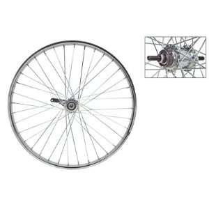 Wheel Master Front Bicycle Wheel 24 x 2.125 36H, Alloy, Bolt On, Black 