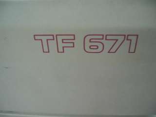 Toshiba Model TF 671 Super G3 Copier/Fax Machine  