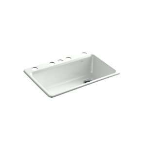 KOHLER K 5871 5U FF Riverby Undercounter Single Basin Kitchen Sink 