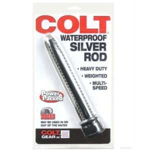  California Exotics COLT Waterproof Silver Rod Vibrator 