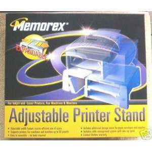    MEMOREX ADJUSTABLE PRINTER/FAX MACHINE STAND