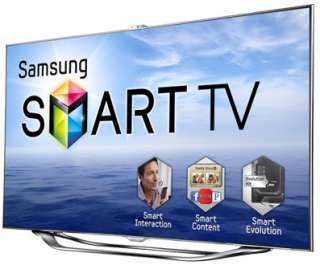   SAMSUNG UN46ES8000F 46 Full HD Slim LED Smart TV 1080P +3D Glasses x2