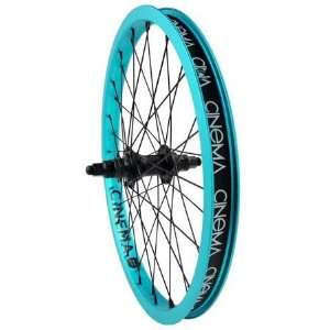   Cinema Tungsten Rear BMX Bike Wheel   Aqua Anodized