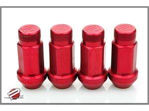 PasswordJDM Aluminum Lug Nuts Red (20 Pack Extended Close End) 12 x 1 
