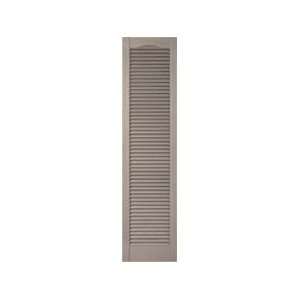Mid America 14.5 x 54 Clay L5 Louvered Vinyl Exterior Shutters (Pair 