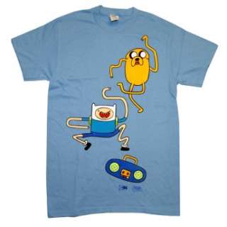 Adventure Time Dance Boombox Cartoon T Shirt Tee Brand New 