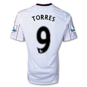  Adidas Liverpool 10/11 TORRES Away Soccer Jersey Sports 
