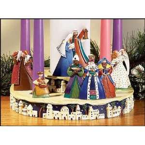  Whimsical Nativity Advent Wreath