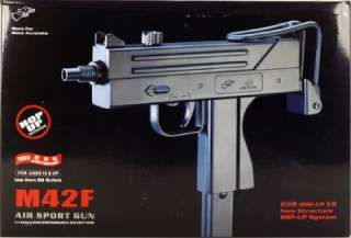 M42F Full Scale Spring Airsoft Mac 10 UZI Pistol Gun Metal Wire 