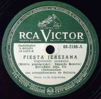 RICARDO DEL VO RCA 68 2186 FLAMENCO 78 RPM  