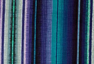 Alexander Henry Serape Stripe Blue Cotton Fabric Yardage OOP  