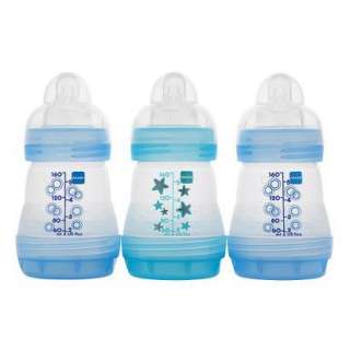 MAM Baby   Anti Colic 3 Bottle Pack 5oz (0+ Months)   Blue.Opens in a 