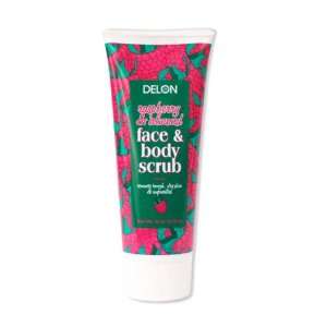  Delon Raspberry & Almond Face & Body Scrub   6 Oz. Beauty