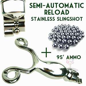   slingshot+95 Ammo Semi automatic Reload Catapult ammo holder handle