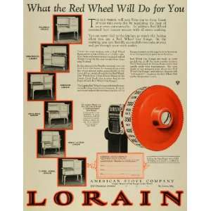  1927 Ad American Stove Co Lorain Gas Ranges Kitchen 