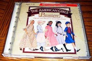 American Girl Premiere PC Mac Software Homeschool  