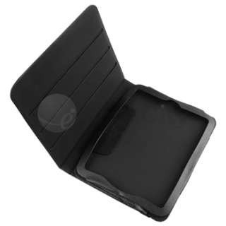 Black Leather Skin Case Cover+USB Charger Cable For HP TouchPad Tablet